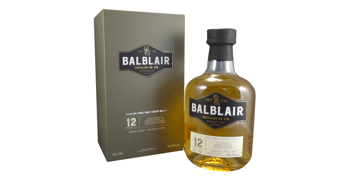 Balblair 12 Ans 46 Highlands Whisky Écossais Heritage Whisky